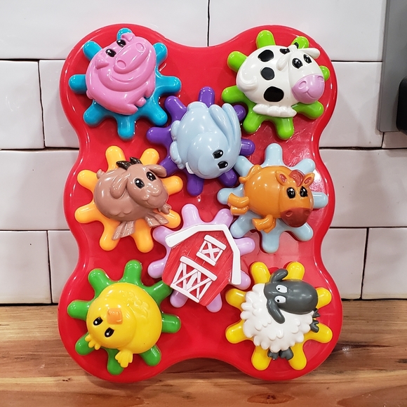 Learning Resources Other - Learning Resources Build and Spin Farm Friends